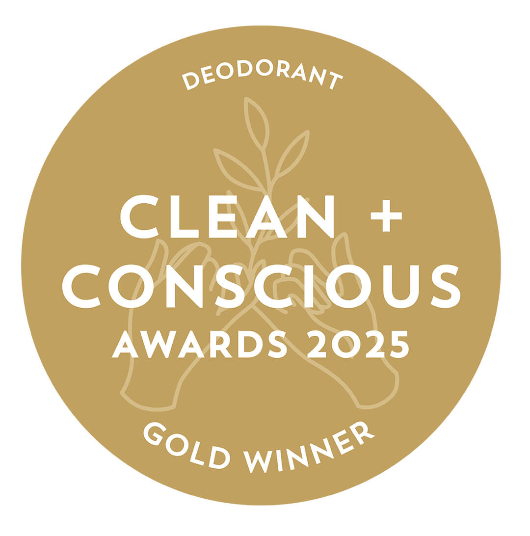 2025 clean and conscious gold awards winner for Best Deodorant