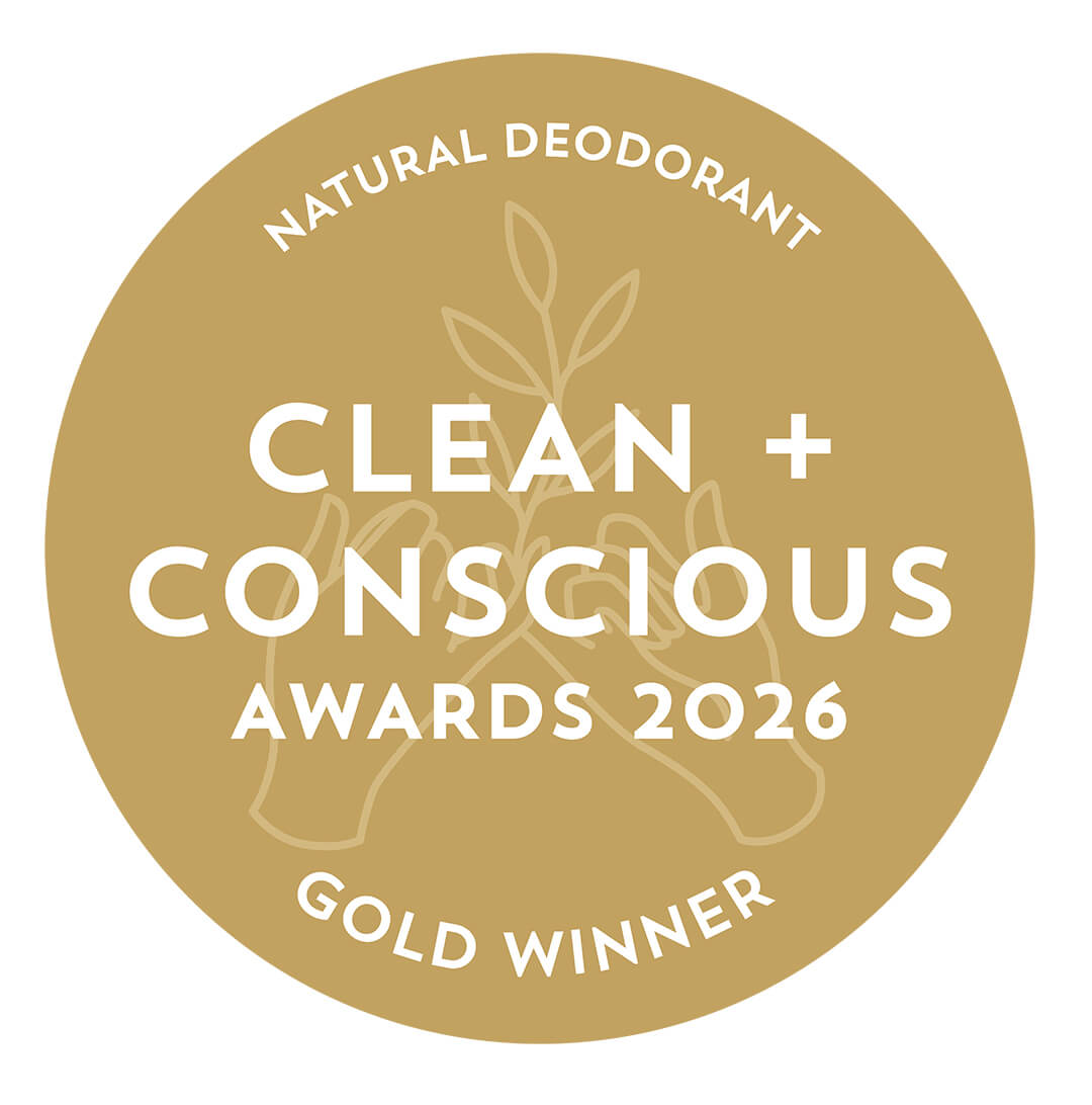 2025 clean and conscious gold awards winner for Best Deodorant